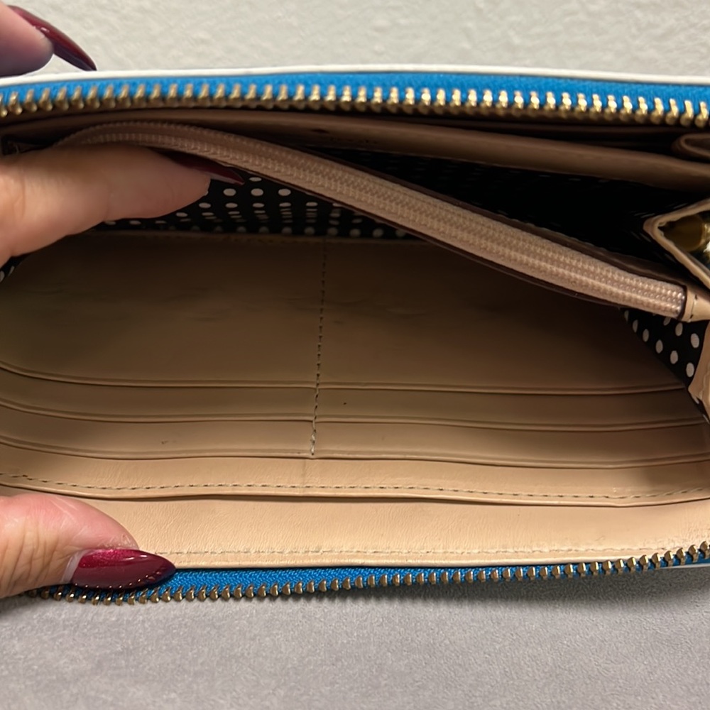 Kate Spade Blue Wallet - Picture 9 of 14